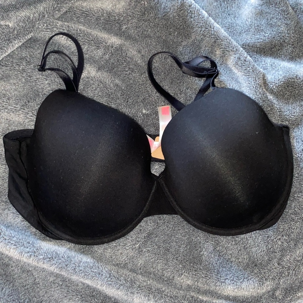 Black VSPINK bra